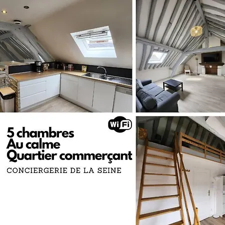 Appartamento 5 Chambres, Spacieux Et Calme Rouen